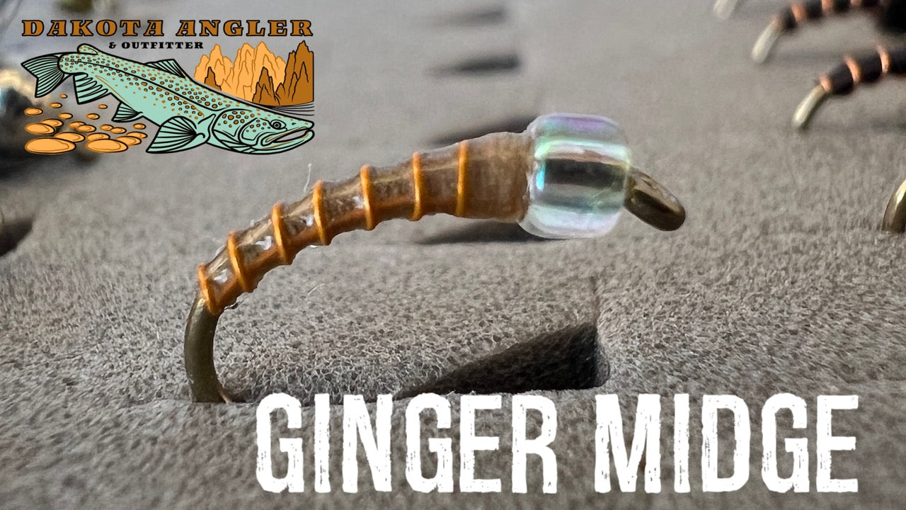 Ginger Midge Fly Tying Materials Collection