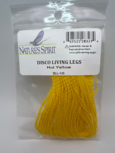 Nature's Spirit Disco Living Legs Hot Yellow Rubber Legs