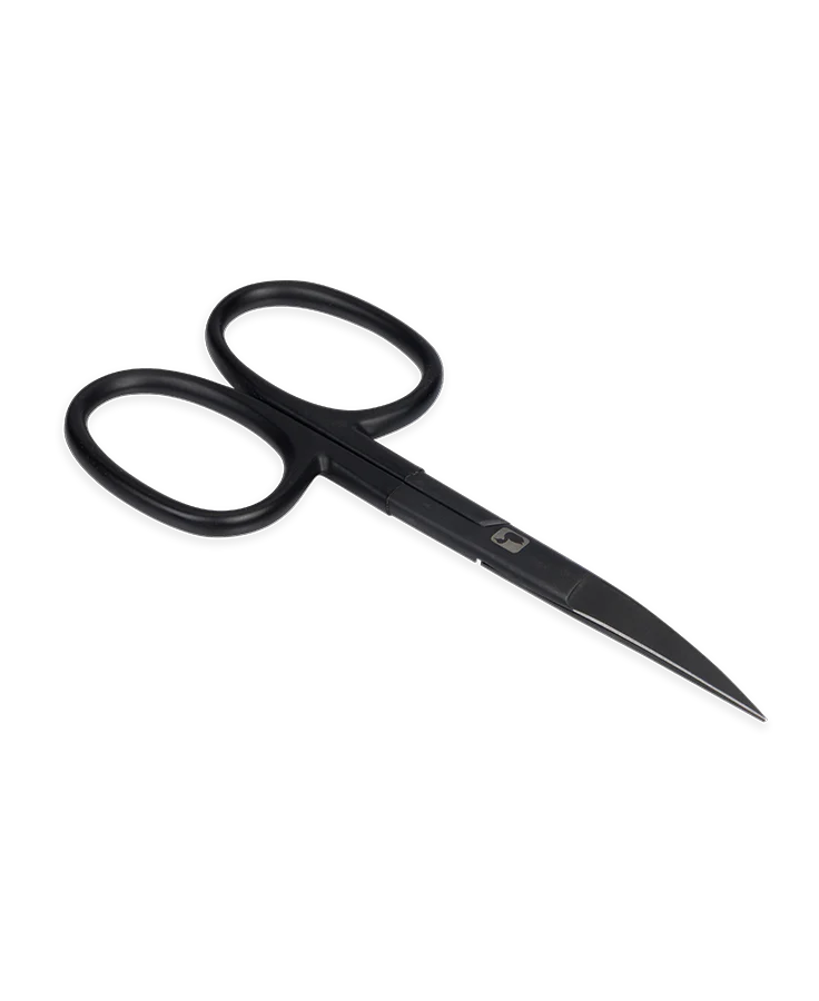 Loon Ergo Curved Hair Scissors- Black