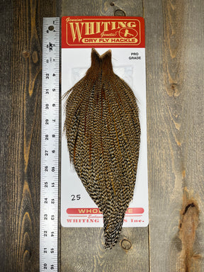 Whiting Pro Grade Cree Cape #25 Dry Fly Hackle