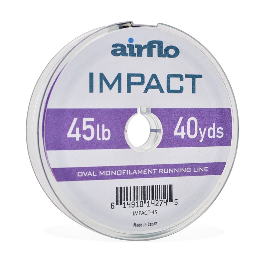 Airflo Impact Mono Running Line 45 lb Purple Fly Line