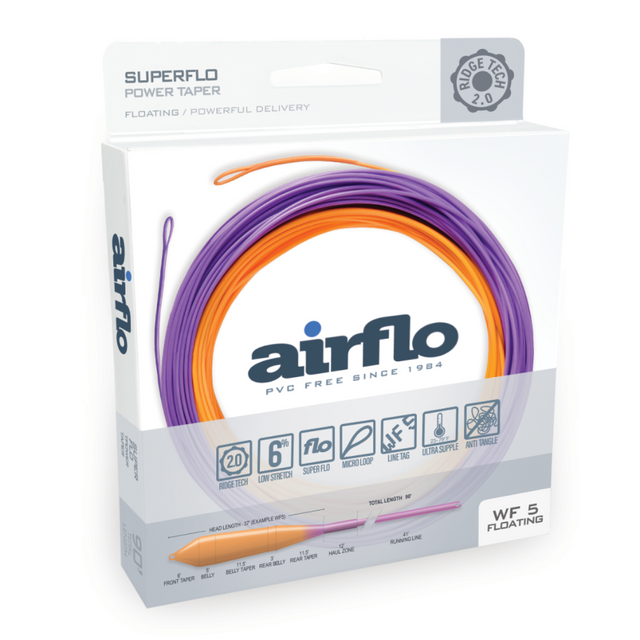 Airflo Superflo Ridge 2.0 Power Taper Fly Line (2024) Fly Line