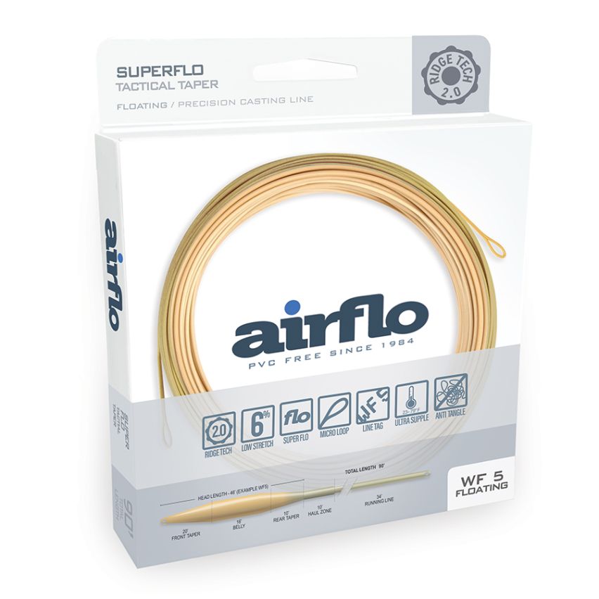 Airflo Superflo Ridge 2.0 Tactical Taper Fly Line (2024) – Dakota