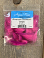 Aqua Flies American Opossum Strips Hot Pink Misc. Hair & Fur