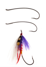 Aqua Flies Kingfisher Steelhead Hooks 5- 25 pack / Black Nickel Hooks