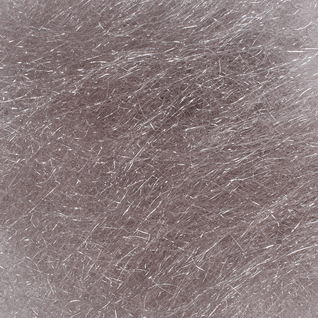 Arizona Crystal Minnow Hair Dark Silver Flash, Wing Materials
