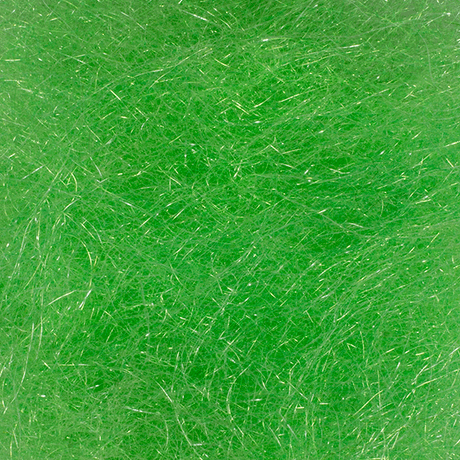 Arizona Crystal Minnow Hair Green Chartreuse Flash, Wing Materials