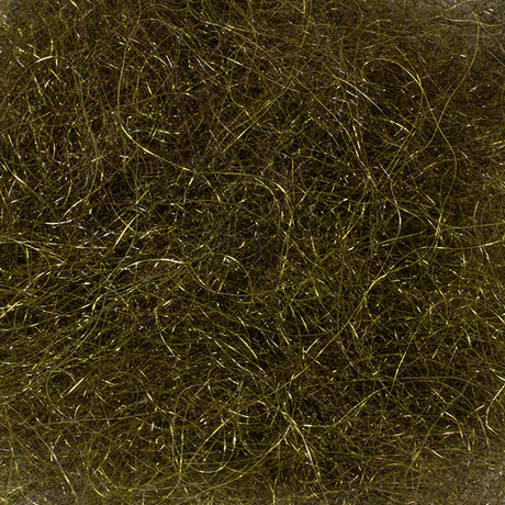 Arizona Minnow Hair Dark Olive Flash, Wing Materials