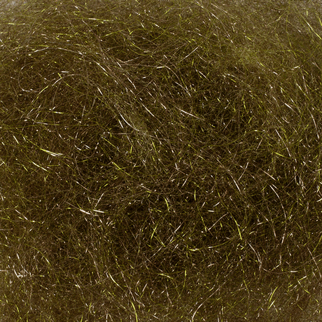 Arizona Minnow Hair Dark Olive Brown Flash, Wing Materials
