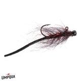 Balanced Leather Leech Black/Red / 10 Flies