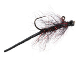 Balanced Leather Nano Leech Black/Red / 12 Flies