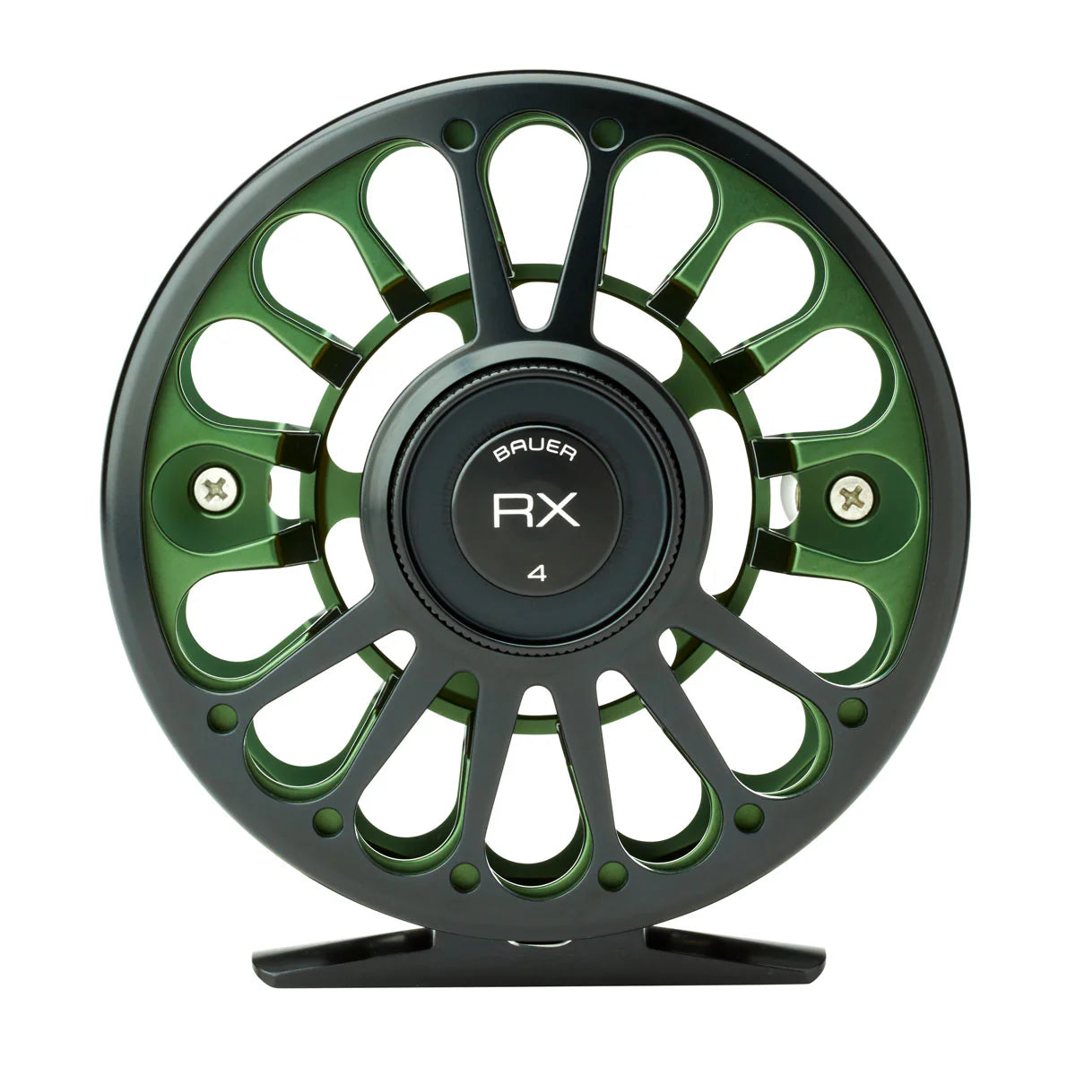 Bauer RX  Fly Reel 2 / Green Fly Reel