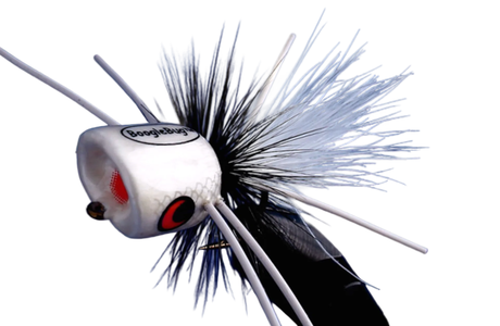 Boogle Bug BooglePopper Pearly White / #6 Poppers & Divers