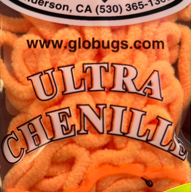 Bug Shop Glo Bugs Ultra Chenille Apricot Supreme Chenilles, Body Materials