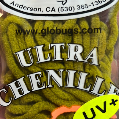 Bug Shop Glo Bugs Ultra Chenille Avocado Chenilles, Body Materials