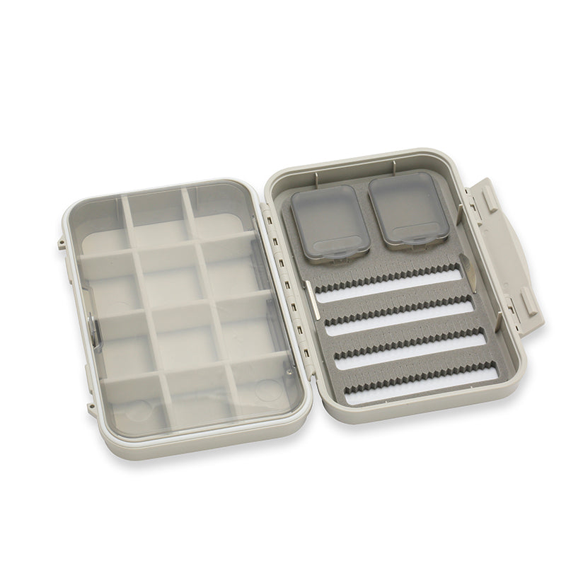 Region Fishing Mini Single Sided Fly Box – Waterproof, Foam, Compact – For Midges, Nymphs & Dries