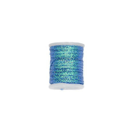 Cascade Crest Pearlescent Flat Braid Blue Wires, Tinsels