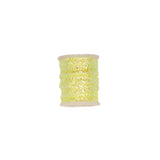 Cascade Crest Pearlescent Flat Braid Lime Wires, Tinsels