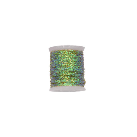 Cascade Crest Pearlescent Flat Braid Olive Wires, Tinsels