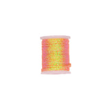 Cascade Crest Pearlescent Flat Braid Orange Wires, Tinsels