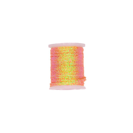 Cascade Crest Pearlescent Flat Braid Orange Wires, Tinsels