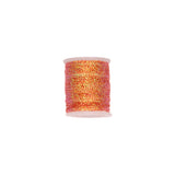 Cascade Crest Pearlescent Flat Braid Red Wires, Tinsels