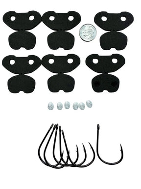 Chocklet's DIY Baitfish Slider Head Kit Foam & Foam Bodies