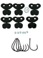 Chocklet's DIY Baitfish Slider Head Kit Foam & Foam Bodies