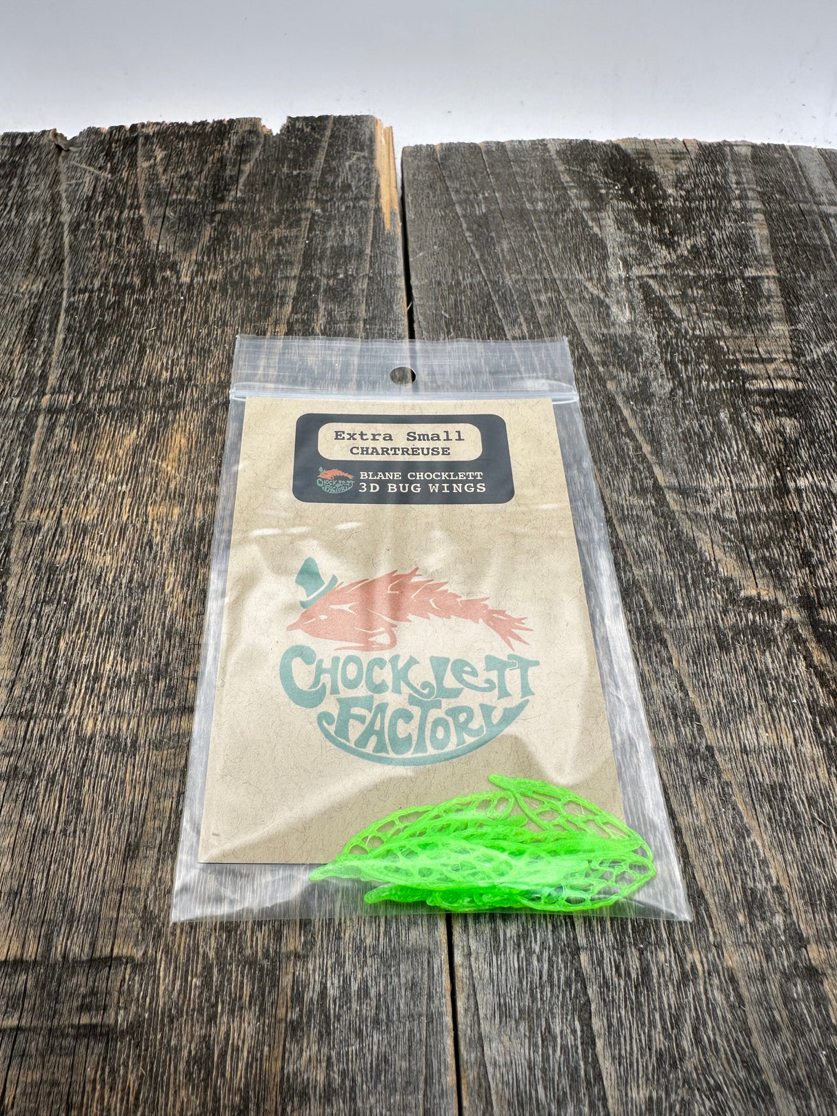 Chocklett Factory 3D Bug Wings X-small / Chartreuse