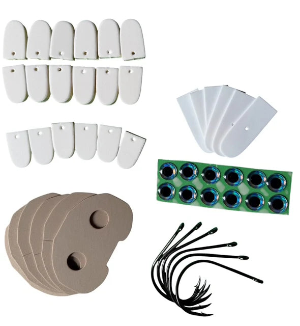 Chocklett Factory- Chocklett's DIY Baitfish Popper Kit Fly Tying Kit