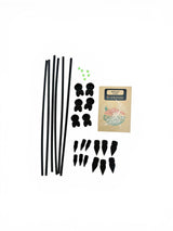 Chocklett Factory- Chocklett's DIY Cicada Kit Black / Small Fly Tying Kit