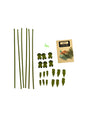 Chocklett Factory- Chocklett's DIY Cicada Kit Olive / Small Fly Tying Kit