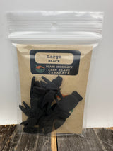 Chocklett Factory Craw Changer Claws & Carapace Large / Black Fly Tying Materials