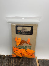 Chocklett Factory Craw Changer Claws & Carapace Small / Orange Fly Tying Materials