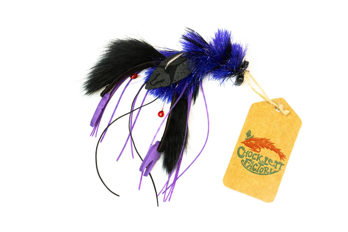 Chocklett's Craw Changer Black/Purple Flies