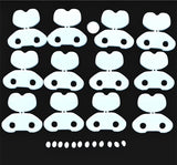 Chocklett's DIY Baitfish Slider Head Bulk Pack Foam & Foam Bodies