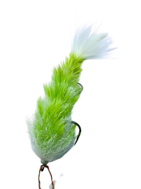 Chocklett's Feather Changer 5" / Chartreuse/White Warmwater Flies