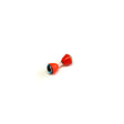 Chocklett's Flex Minnow Eyes Fl Orange / Medium Beads, Eyes, Coneheads