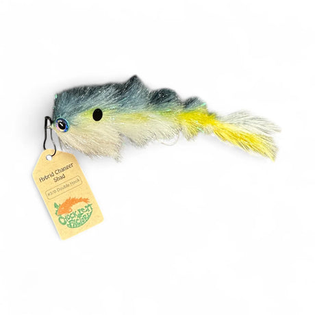 Chocklett's Hybrid Game Changer (double hook) 5"-  3/0 Shad Warmwater Flies