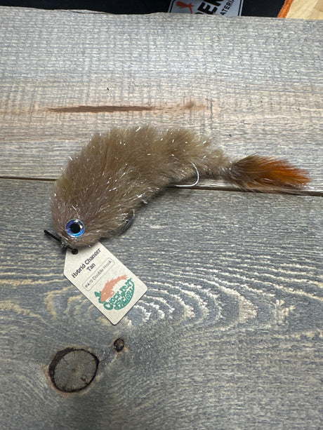 Chocklett's Hybrid Game Changer (double hook)6.5"-  4/0 Tan Warmwater Flies