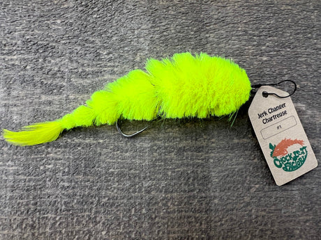 Chocklett's™ Jerk Changer™ Chartreuse / #1 Medium 5" Flies