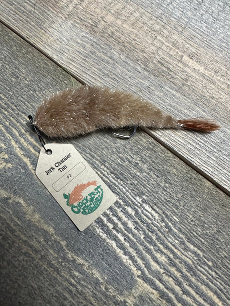 Chocklett's™ Jerk Changer™ Tan / #2 Small 4" Flies