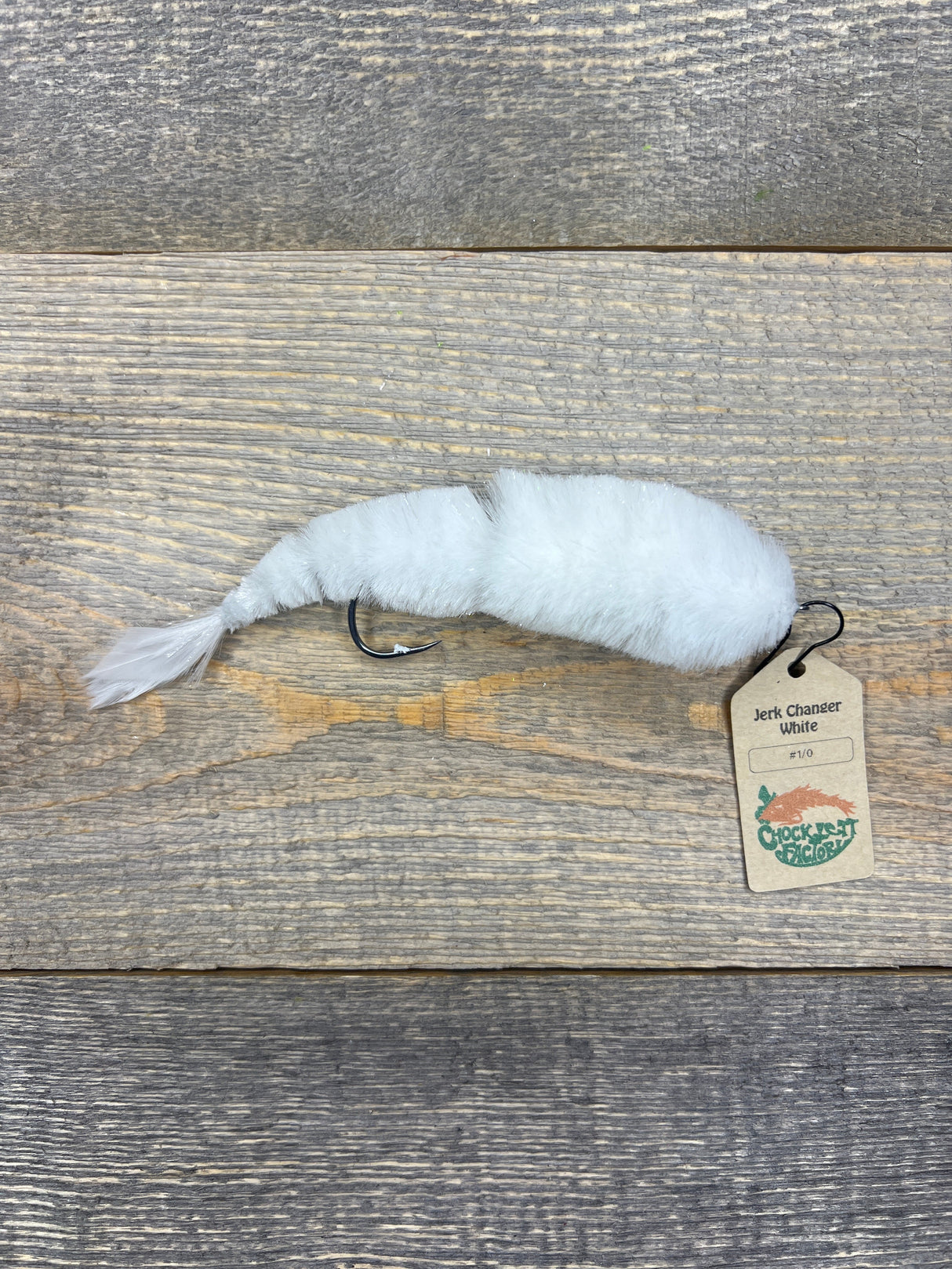 Chocklett's™ Jerk Changer™ White / 1/0 Large 6" Flies