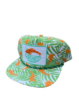 Chocklett's Micro Fiber Captain's Hat Green/White/Orange Hats
