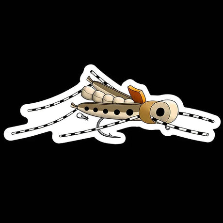 Cling Fishing Decals Hopper Stickers