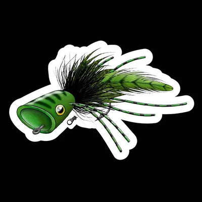 Cling Fishing Decals Popper Stickers