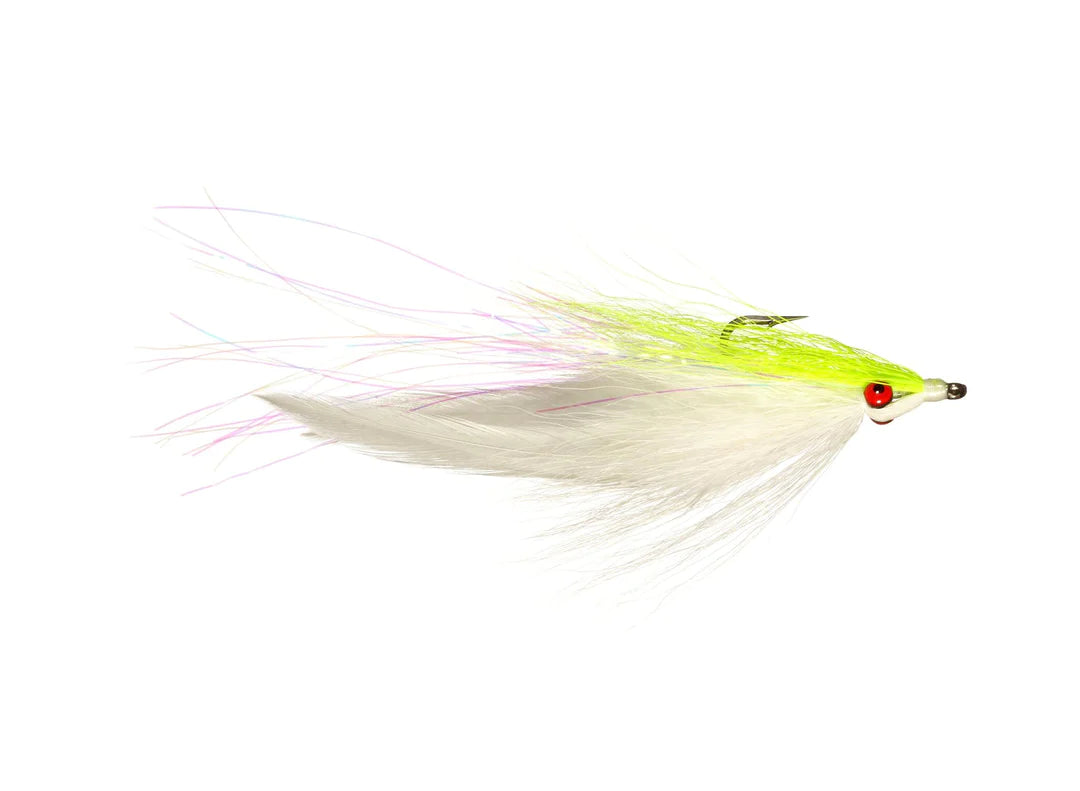 Clouser/Kreh Half & Half Chart/White / 3/0 Saltwater Flies