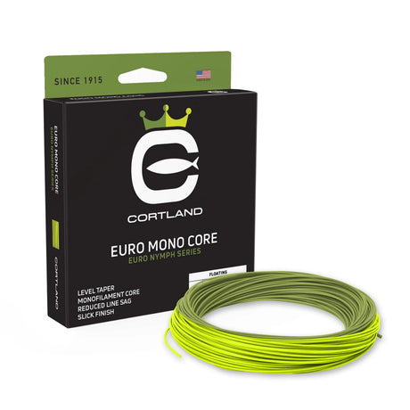Cortland Euro Mono Core Fly Line Gecko Green/ Chartreuse / .17 Fly Line