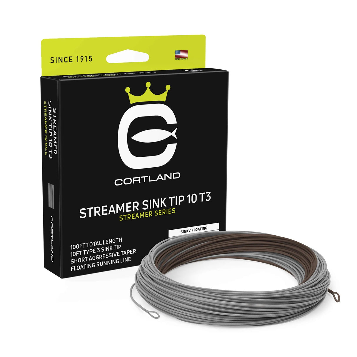 Cortland Streamer Sink Tip 10 T3 WF5 Fly Line