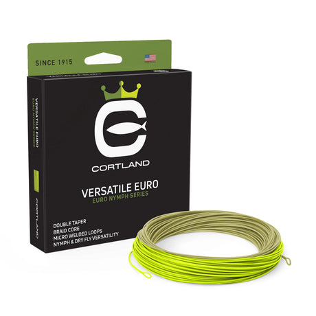 Cortland Versatile Euro Fly Line DT .022 Sage Green/Chartreuse Fly Line